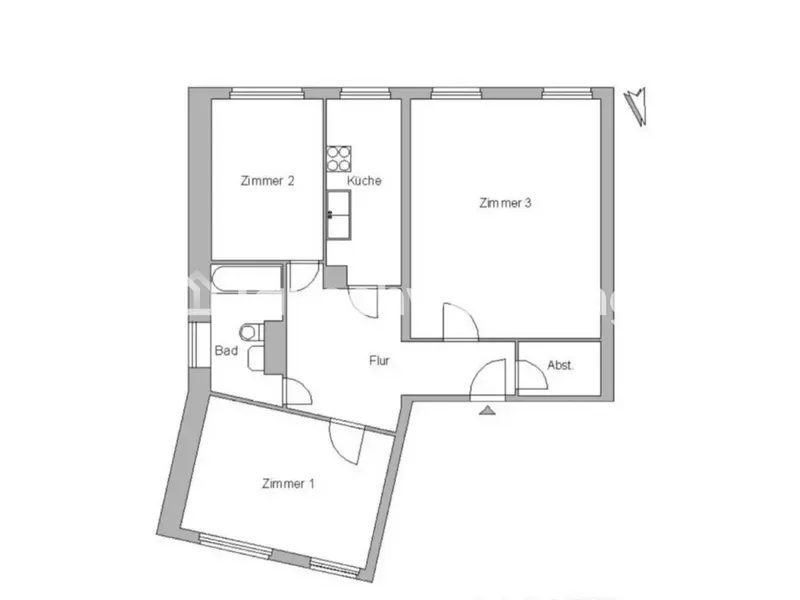 Tauschwohnung: GROSSE 3 ZIMMERWOHNUNG IM HERZEN BERLINS — photo 1